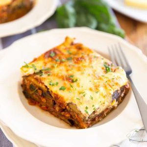 Beef lasagna with vegetable layers, Pineapple salad, Cucumber salad